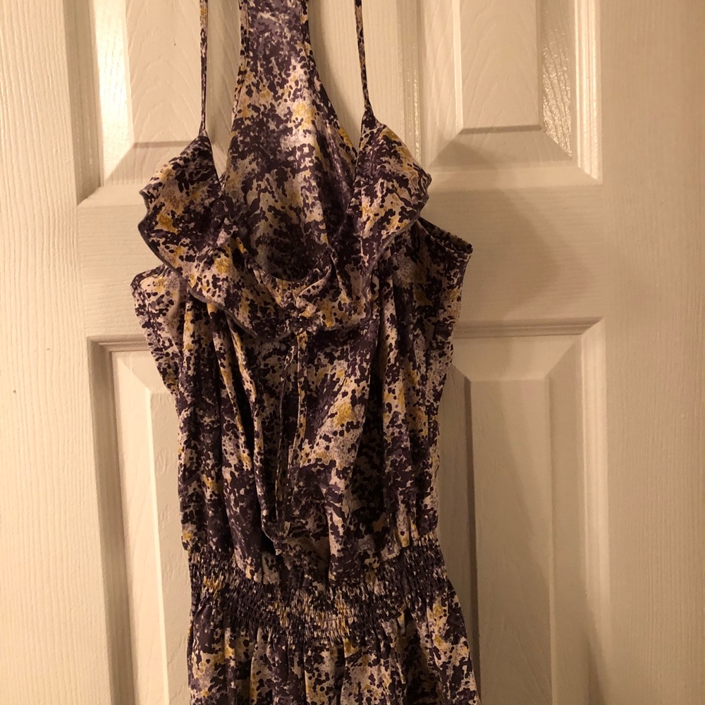 Parker racer back silk dress size xs